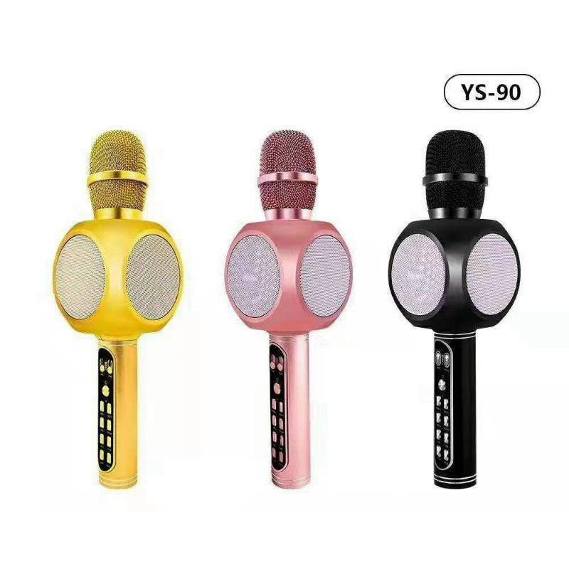 Mic Karaoke Blutooth YS90 Không Dây , Âm Thanh Sống Động , Kiểu Dáng Trẻ Trung , Độ Bền Cực Cao . Bảo Hành 8 Tháng