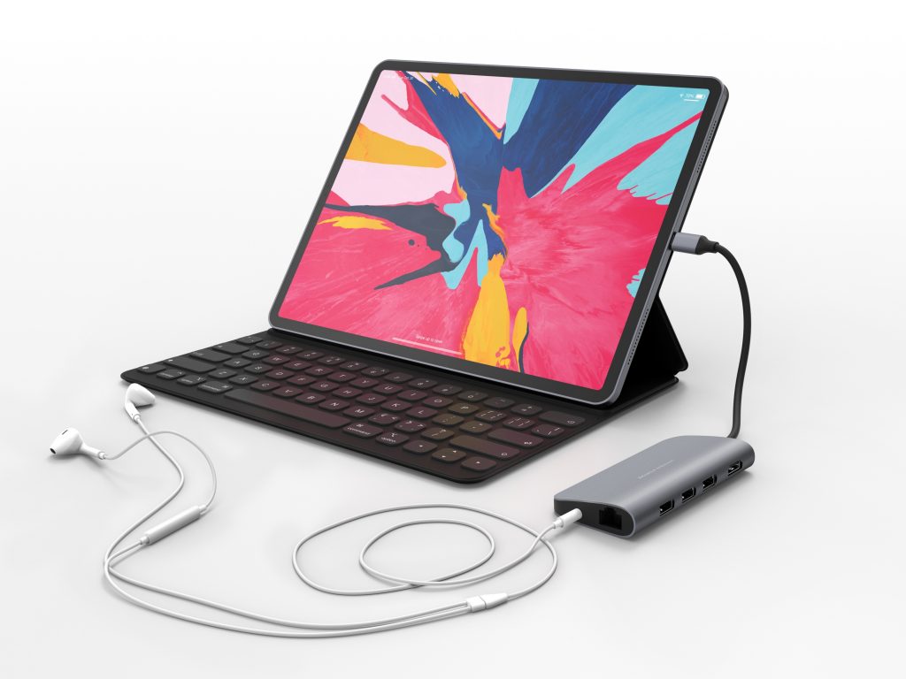 CỔNG CHUYỂN HYPERDRIVE POWER 9-IN-1 USB-C HUB FOR IPAD PRO 2018, MACBOOK, SURFACE– HD30F