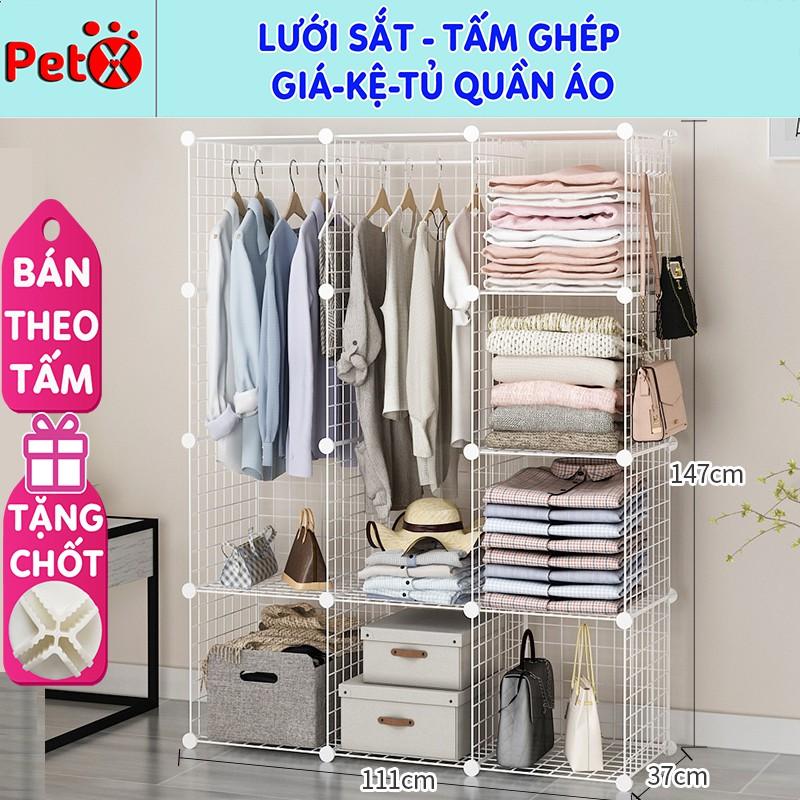 Lưới sắt thép lắp ghép đa năng 35x35 cm (TẶNG KÈM 2 CHỐT NỐI/TẤM)