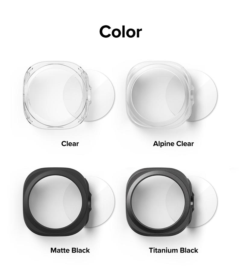 Vỏ ốp kèm dán cường lực cho Galaxy Watch Ultra RINGKE Slim &amp; Glass - Hàng Chính Hãng