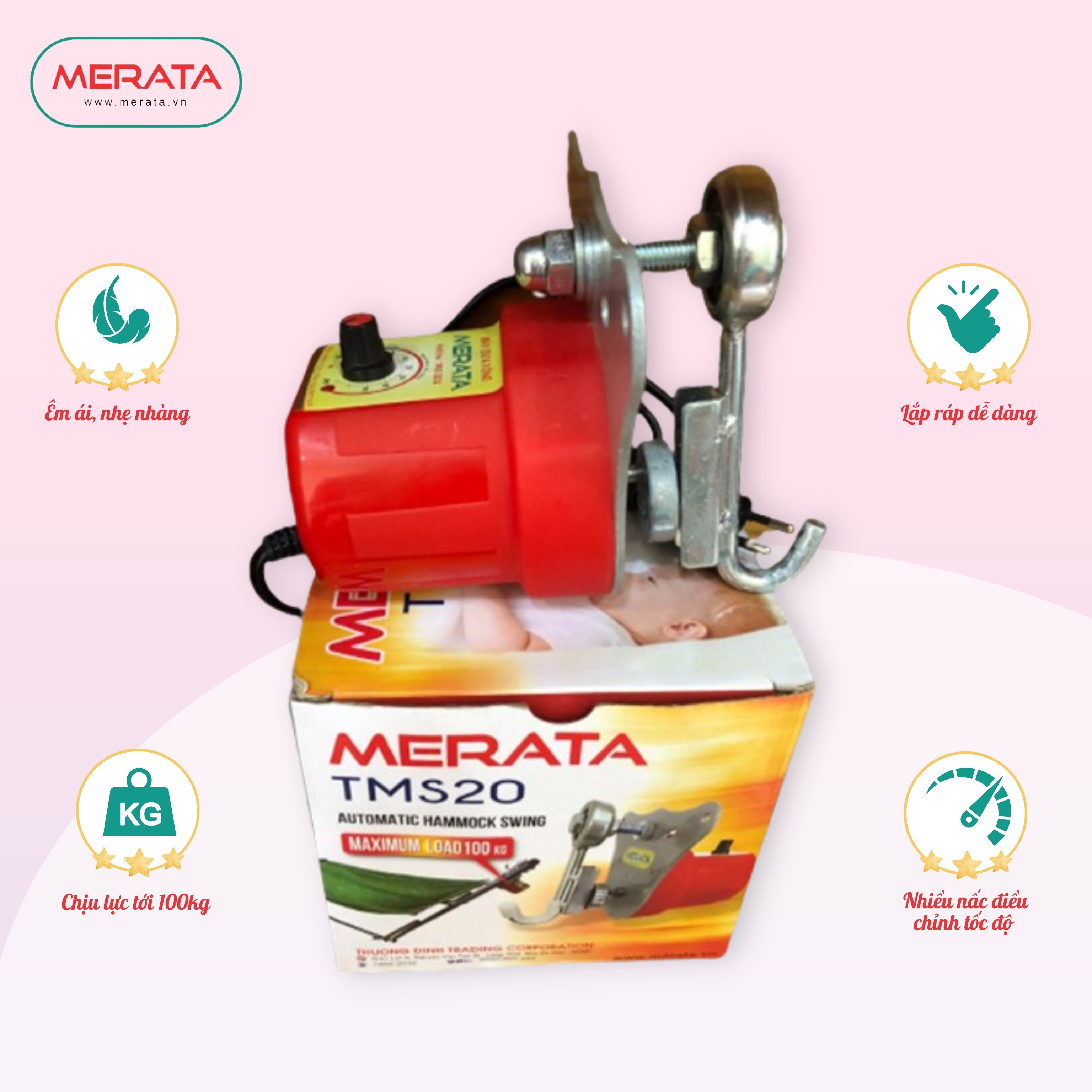 Máy đưa võng MERATA TMS20