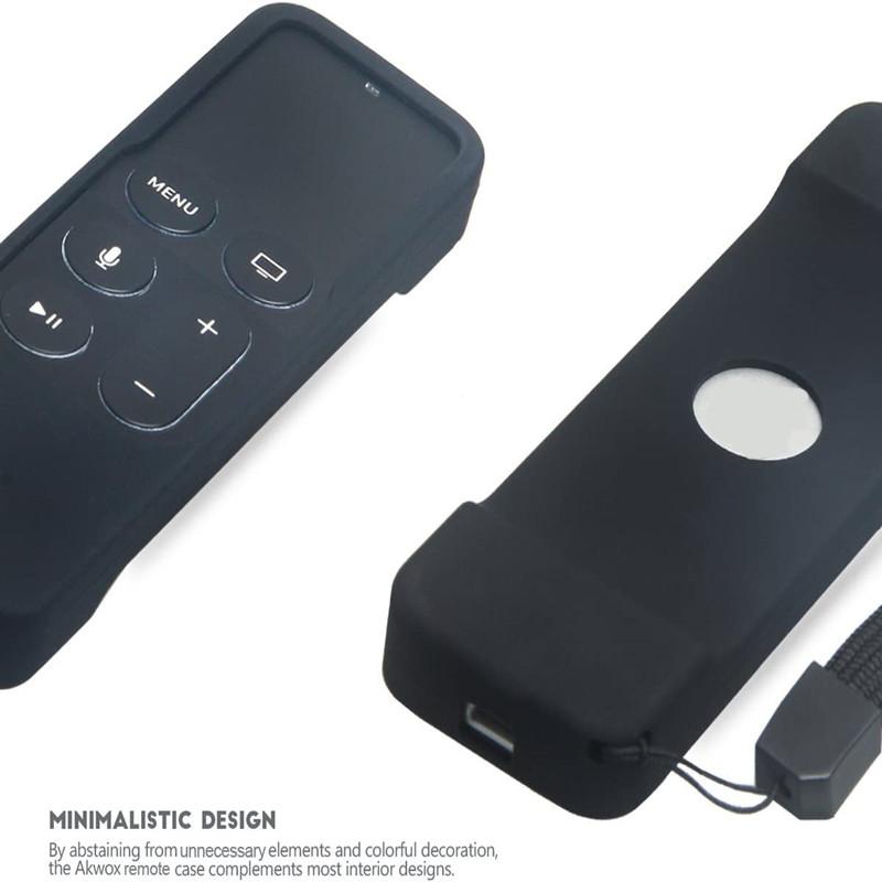 Vỏ bảo vệ bằng silicon nhiều màu Vỏ chống rơi cho Apple TV 4 Điều khiển từ xa Vỏ bảo vệ chống thấm nước chống bụi Màu sắc: Tím
