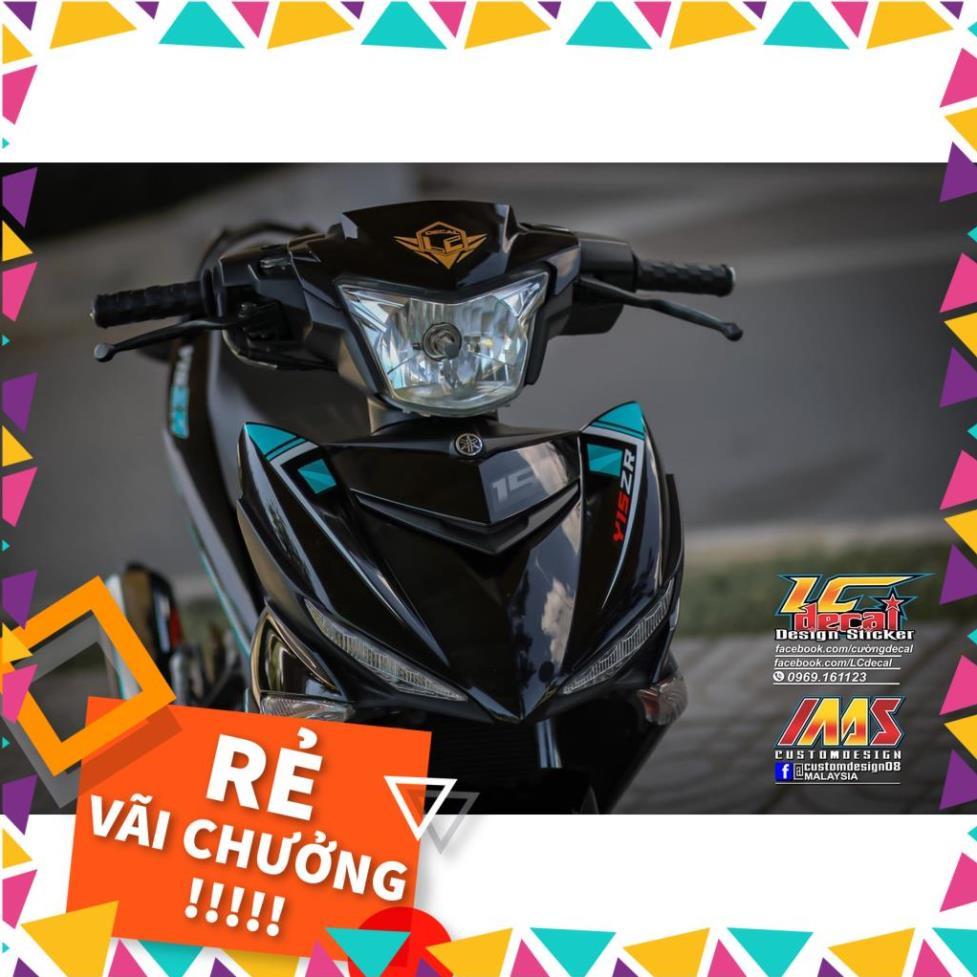 Tem Rời Exciter 150 Mẫu Y15 ZR Xanh Ngọc Đen 2019