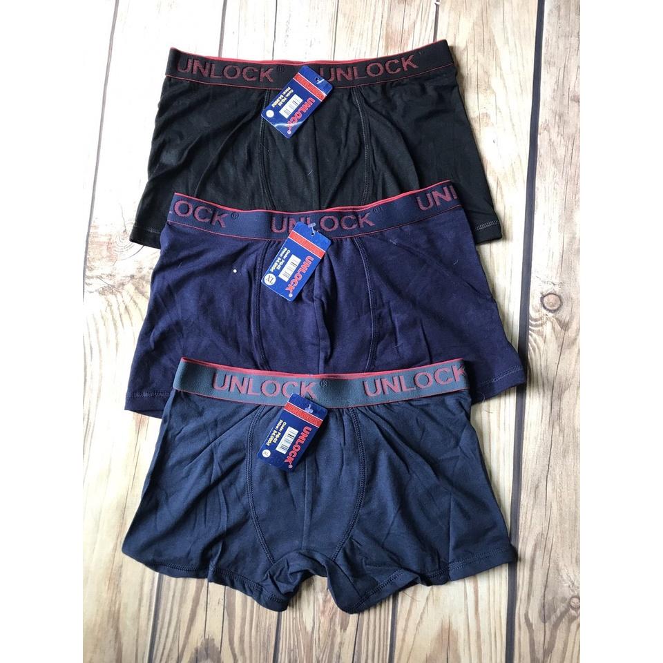 Quần lót đùi nam thun cotton lưng bản to QNN-004