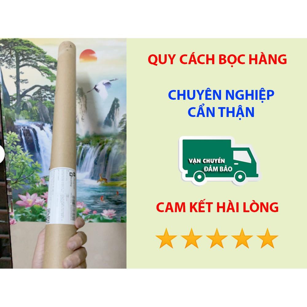 Tranh trang trí tường bằng decall PP phủ Bóng hoặc Kim Sa