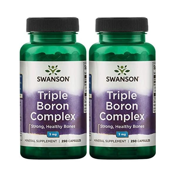 Swanson Triple Boron Complex Bone Support Supplement 3 mg 250 Capsules