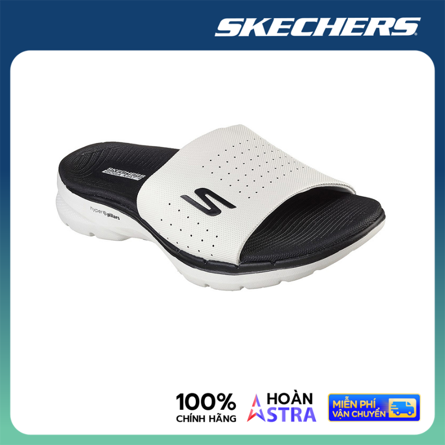 Skechers Nam Xăng Đan GOWalk 6 - 229128-WBK