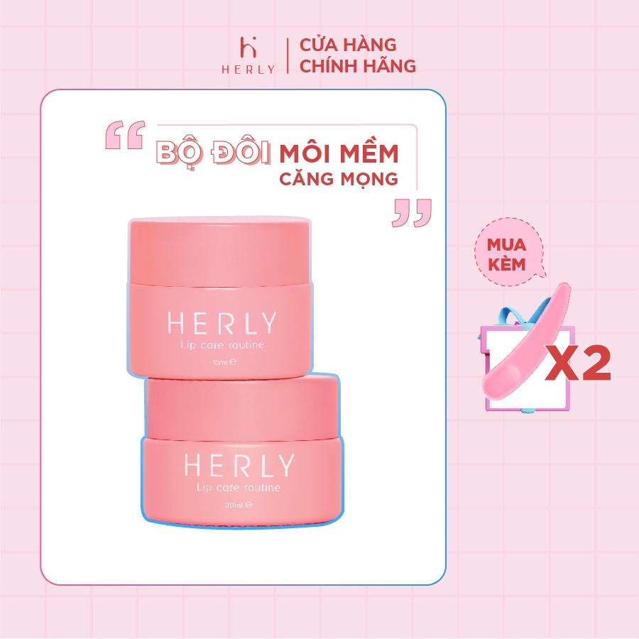 Bộ đôi dưỡng môi mềm căng mọng: Lip Scrub 20ml + Lip Balm 15ml