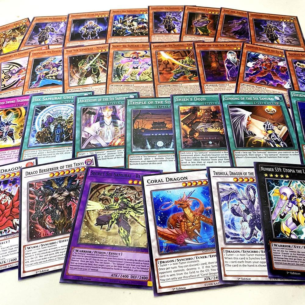 Bài Yugioh ️️ Thẻ bài Yugioh Six Samurai deck 54 lá