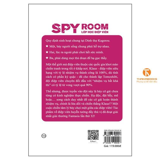 Sách - Spy room – Lớp học điệp viên - Tập 1 (Bản thường)