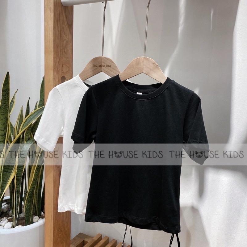 Áo Thun Bé Trai Bé Gái Áo Phông Trẻ Em Cao Cấp THE HOUSE KIDS Trơn