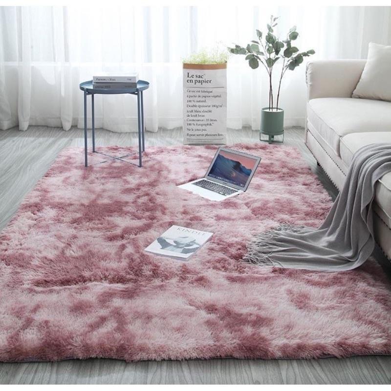 Thảm lông trải sàn nhiều màu giá rẻ 2m x 1m6