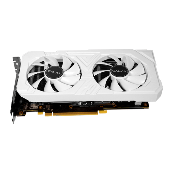 Card Màn Hình VGA Galax GeForce RTX 2060 EX 1 Click OC WHITE 6GB GDDR6 26NRL7HPY3EW 192bit 2 Fan DP HDMI DVI D - Hàng Chính Hãng