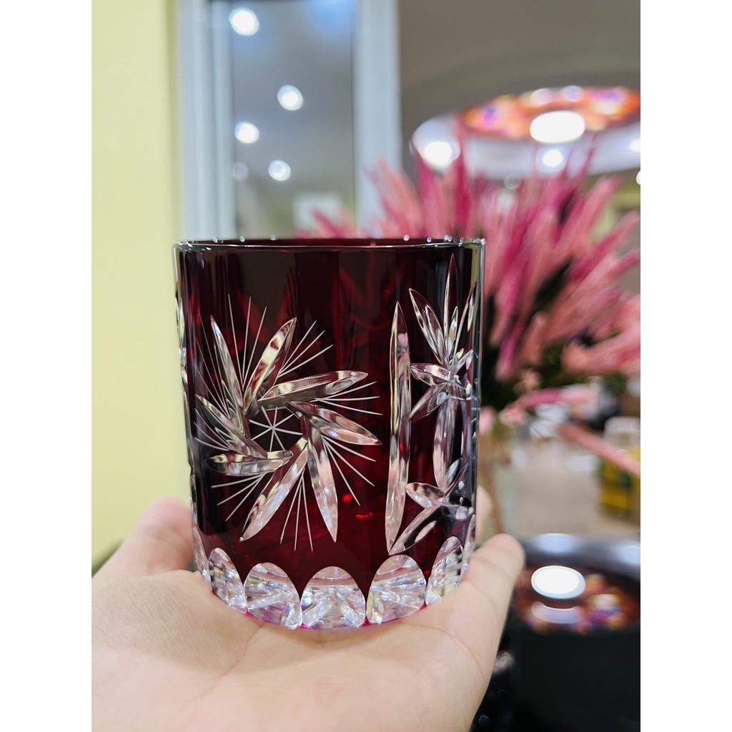 Bộ 6 Cốc Pha Lê Ruby Marika 280ml sang xịn - Made in Poland