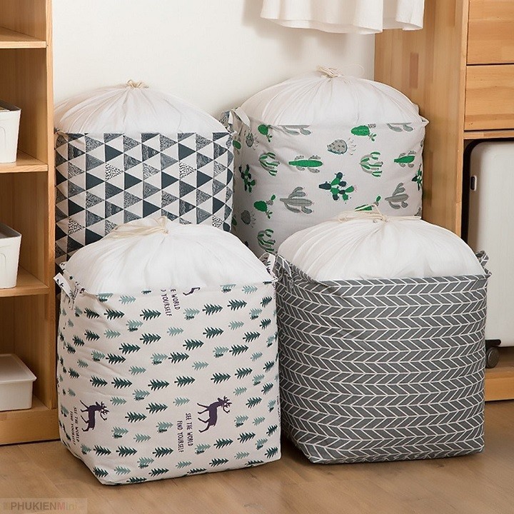 Túi đựng quần áo vải canvas không thấm nước