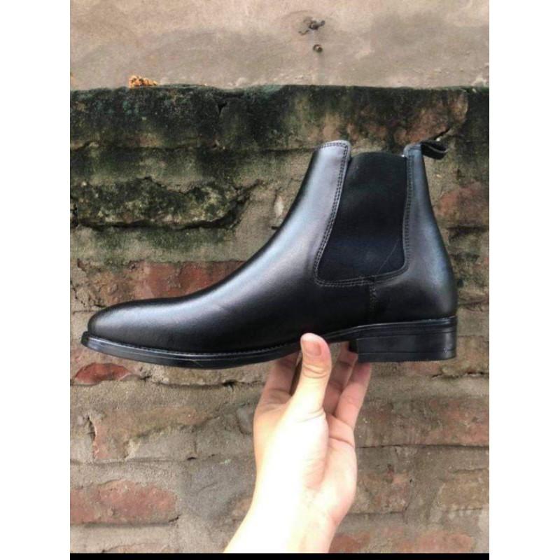 Giày Nam Chelsea boots ( tặng lót tăng chiều cao)