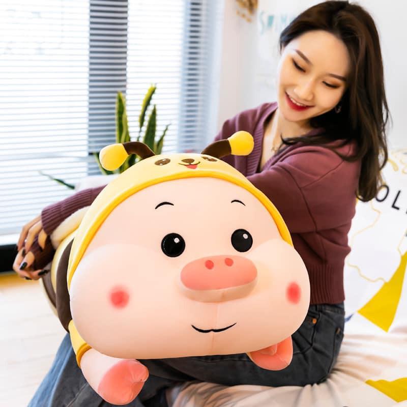 Gấu Bông Con Ong Gối ôm Baby Mềm Mịn - Thú Nhồi Bông - Chất Liệu Lông Nhung Mềm Mịn Co Dãn 4 Chiều