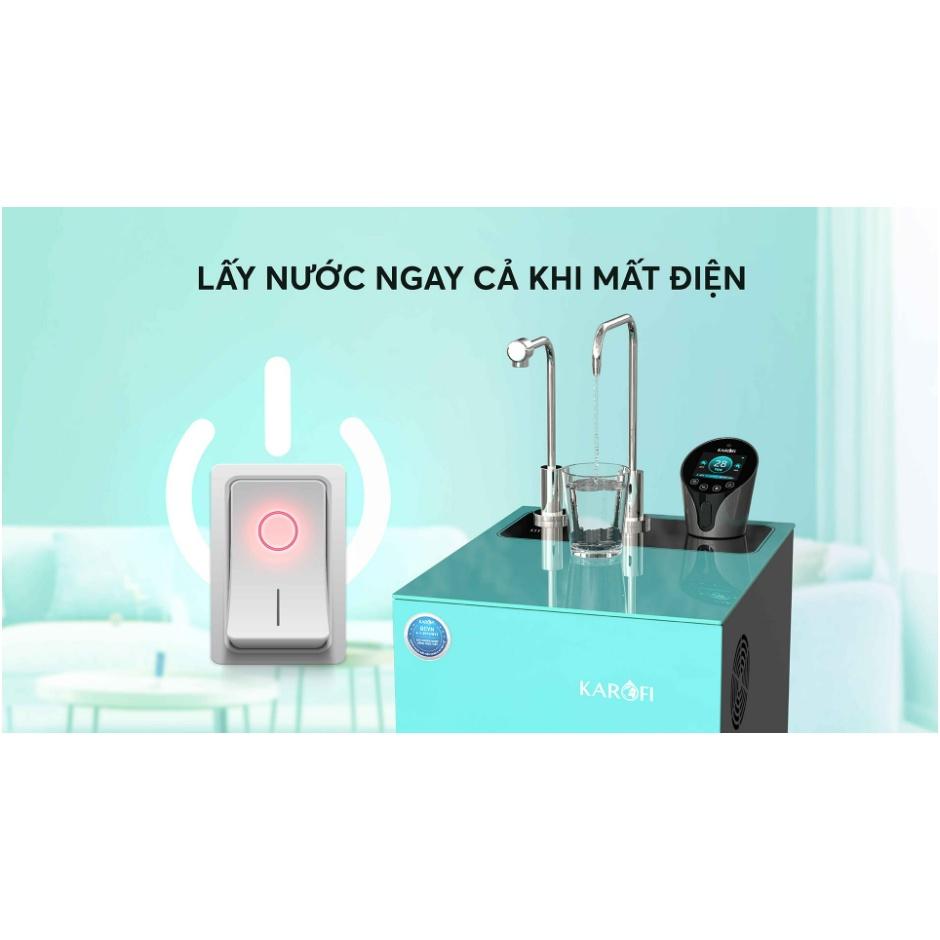 Máy lọc nước Nóng Lạnh Karofi KAD-N91 - Lạnh Block, Công nghệ VoiceCall + Aiotec, Chỉnh 3 mức nhiệt - Lắp đặt toàn quốc - Hàng Chính Hãng