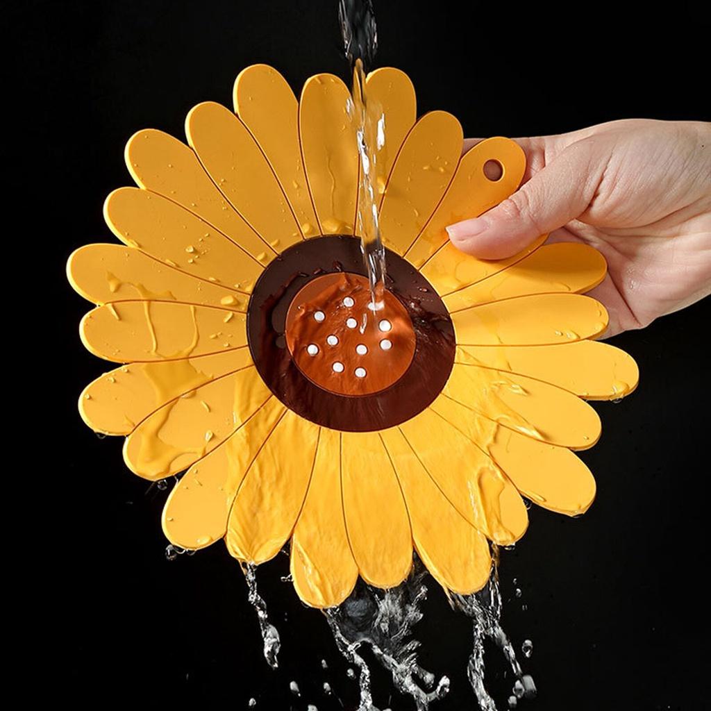 Silicone Dining Table Placemat Coaster Cup Sunflower Table Mat Cup Mat Bowl Mat Antiscalding Silicone Placemat Tableware