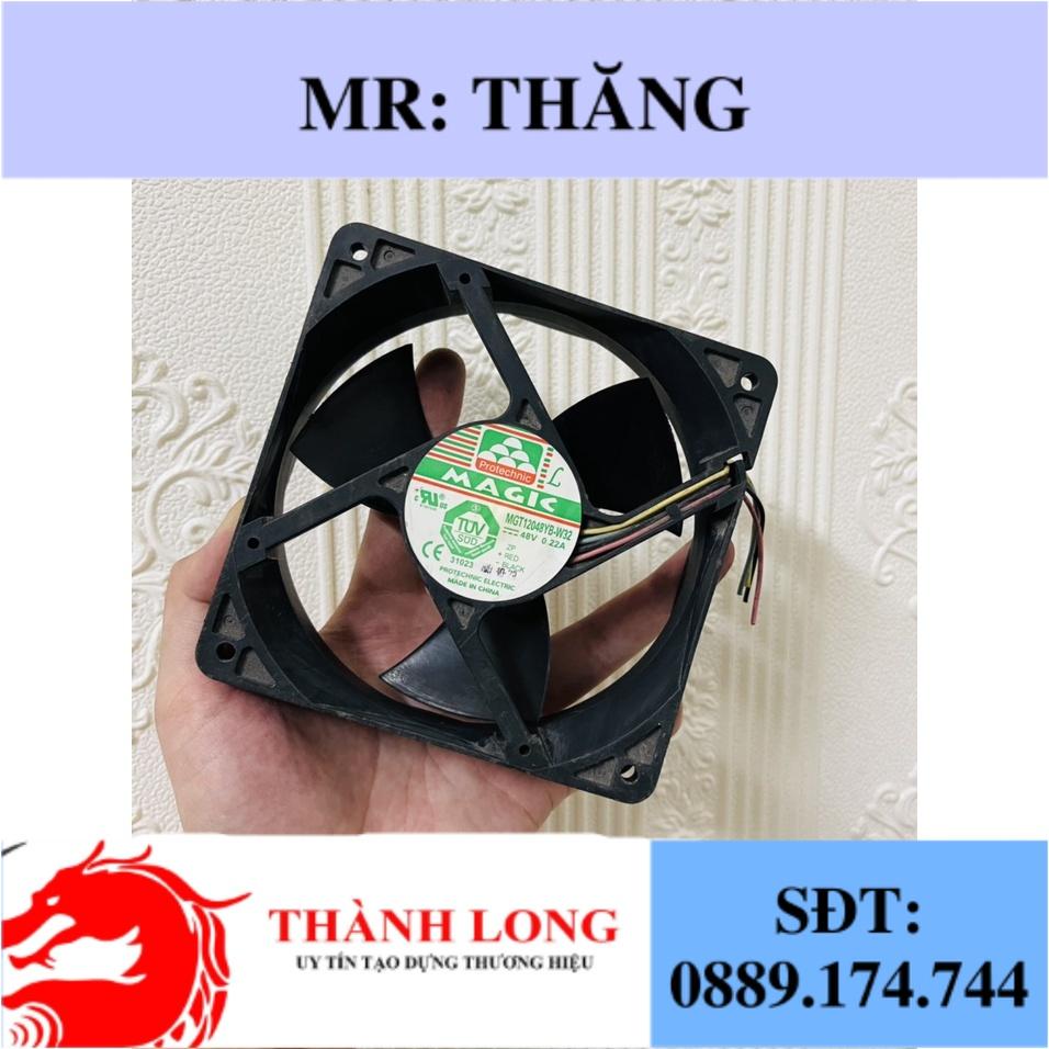 Quạt hút mùi, quạt hút gió DC48V cực mạnh 3 cánh
