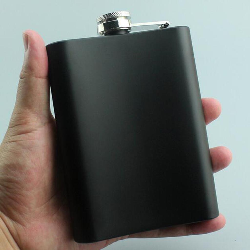 8oz Portable Stainless Steel Flagon Camping Mug Outdoor Cup Flask