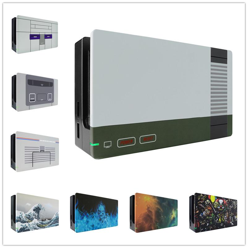 Mặt nạ tay cầm cảm ứng mềm tùy chỉnh eXtremeRate, Vỏ vỏ thay thế DIY có hoa văn cho Nintendo Switch Dock-Dock KHÔNG bao gồm Màu sắc: Ngọn lửa xanh