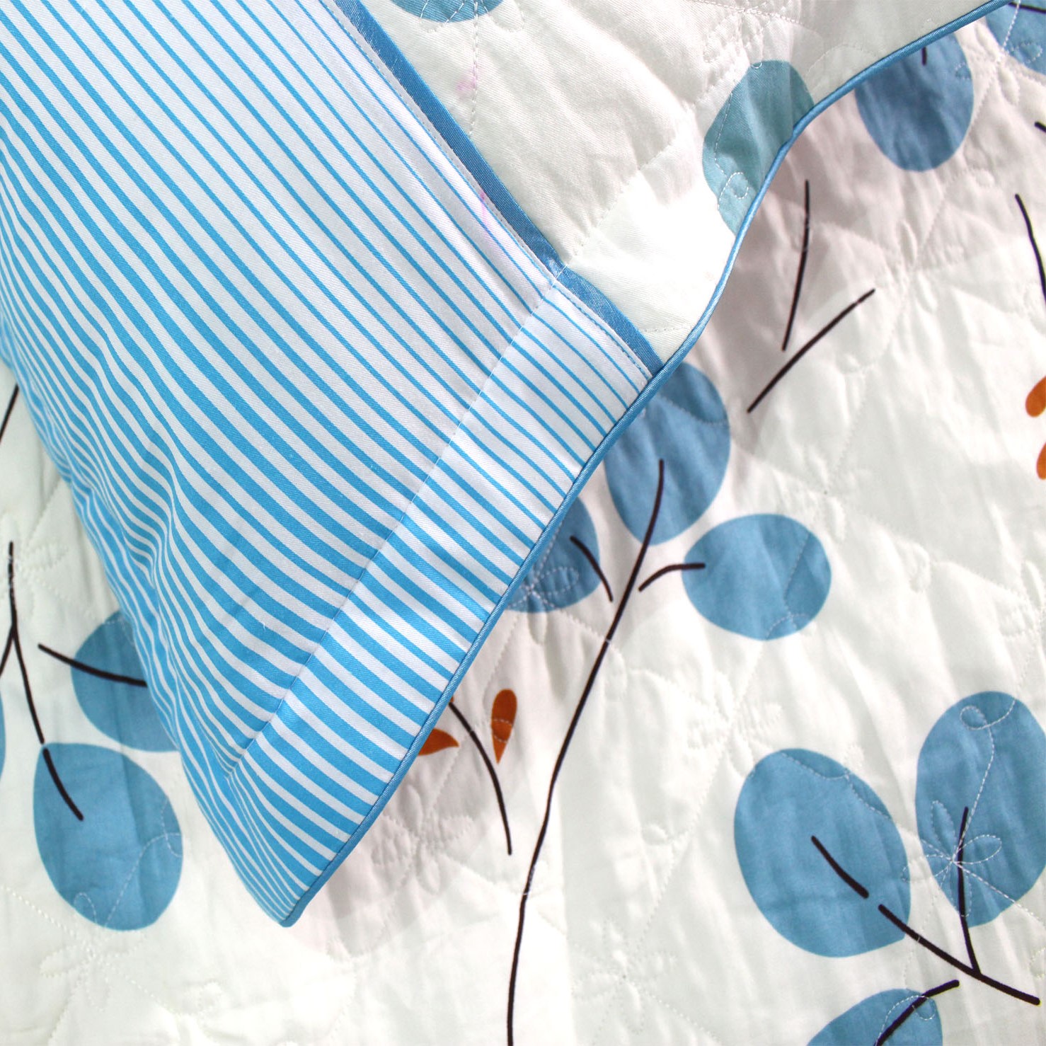 Bộ chăn ga gối 5 món cotton Hàn Julia 221BC16