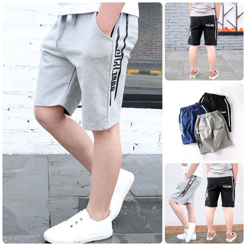 TL1 Size130-160 (21-40kg) Quần short bé trai size đại (Quần đùi ngắn thun co giãn mát) Thời trang trẻ Em