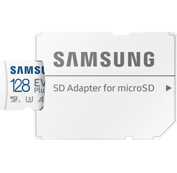 Thẻ Nhớ Micro SD Samsung Evo Plus 128GB U3 Class 10 - 100MB/s (Kèm Adapter) - Hàng Chính Hãng