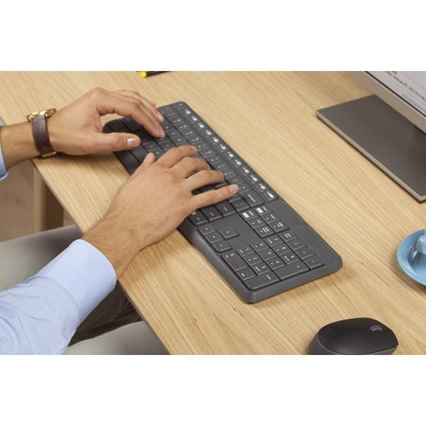 (M&amp;KB) LOGITECH MK235 WIRELESS/OPTICAL/ĐEN (BLACK)