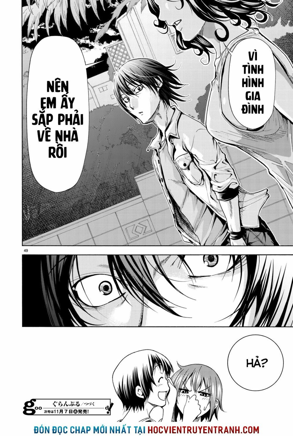cô gái thích lặn - grand blue chapter 38 47