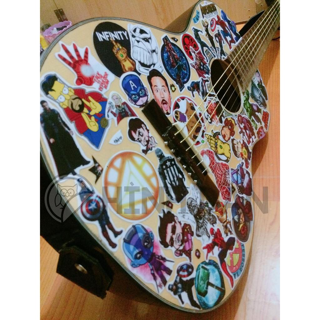 Sticker MARVEL SIÊU ANH HÙNG - Dán Trang Trí - Chất Liệu PVC Cán Màng Chất Lượng Cao Chống Nước, Chống Nắng, Không Bong Tróc Phai Màu