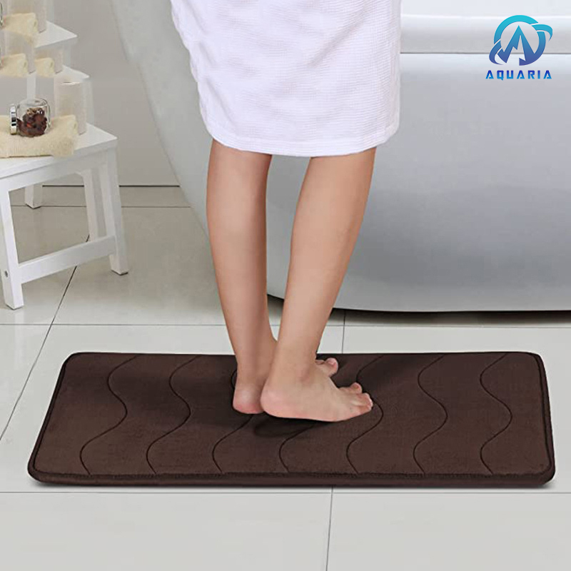 Thảm Lau Chân Chống Trượt Siêu Thấm Vân Sọc 40x60cm