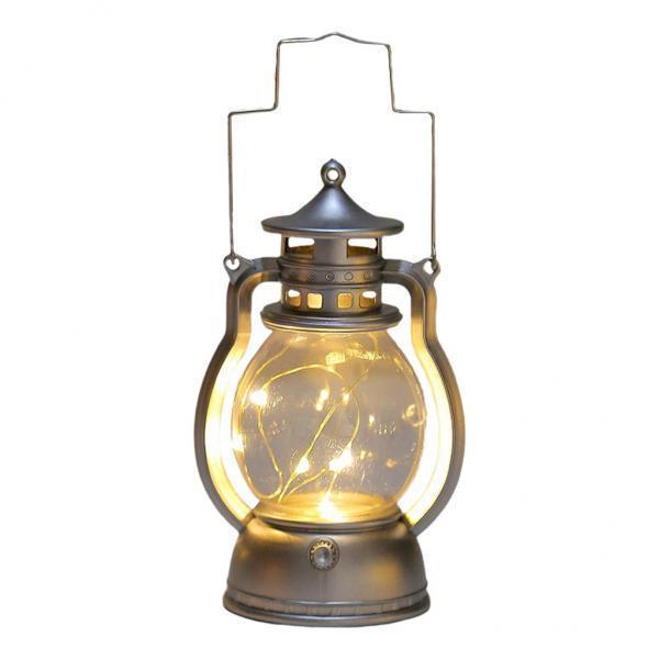 2-6pack Decorative Oil Lamp Christmas LED Lantern Lamp Hanging Lantern for Home