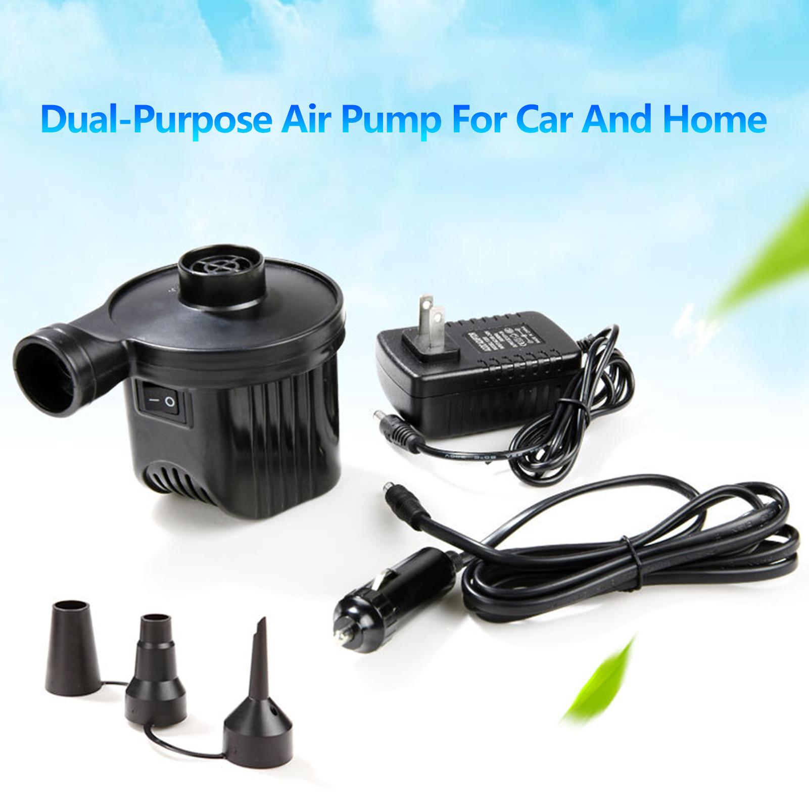 220V/36V/12V Dual-Purpose Air Pump For Home And Automobile Inflatable Bed Rubber Boat Swimming Ring Electric Inflating