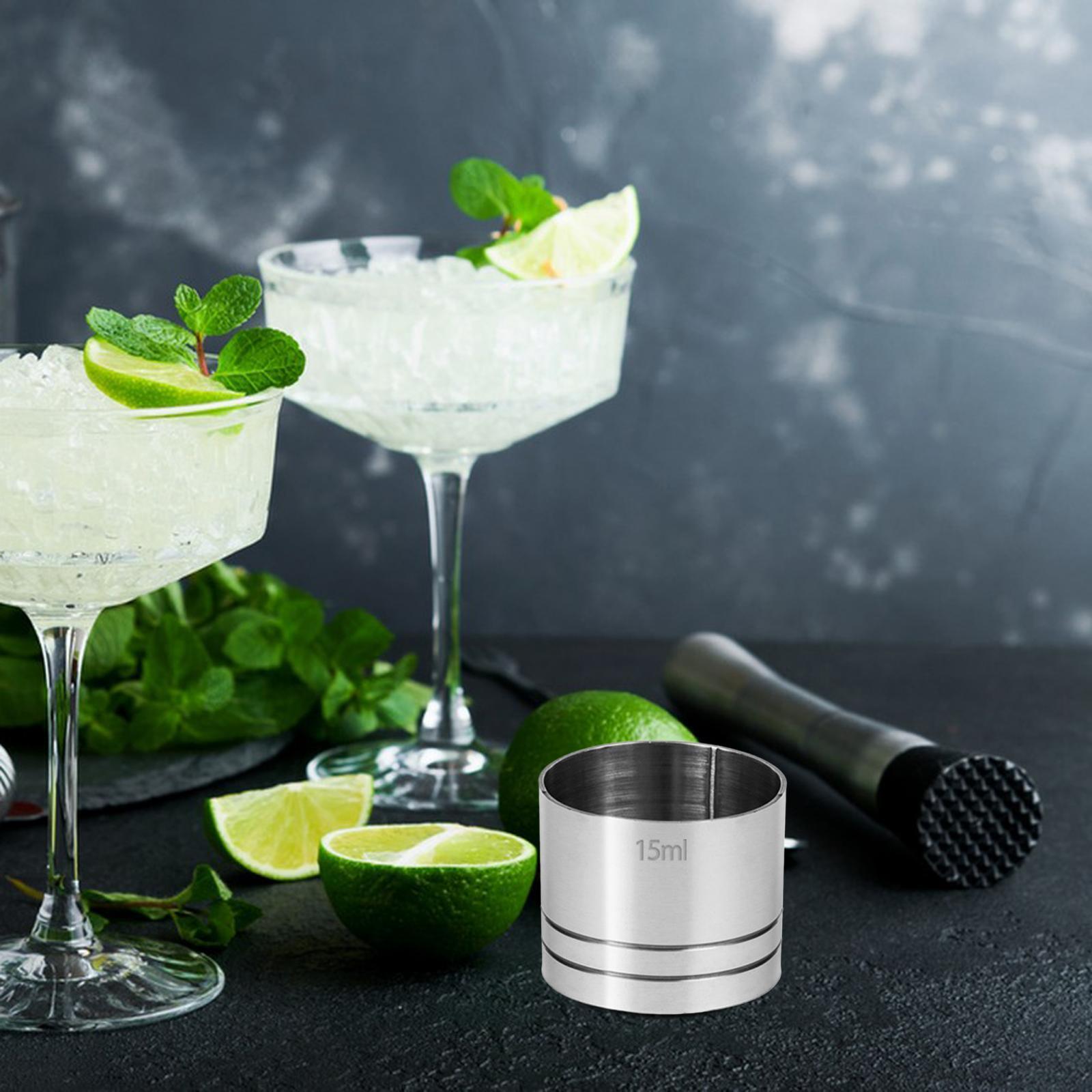 Practical  Cup Professional Bartender Drinks Measure Cup for Bar Kitchen