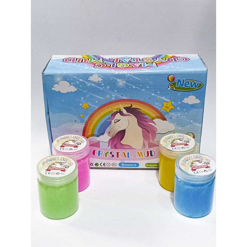 Slime Happy BirthDay Ngựa Lọ Đặc Slam Gudetama Squishy