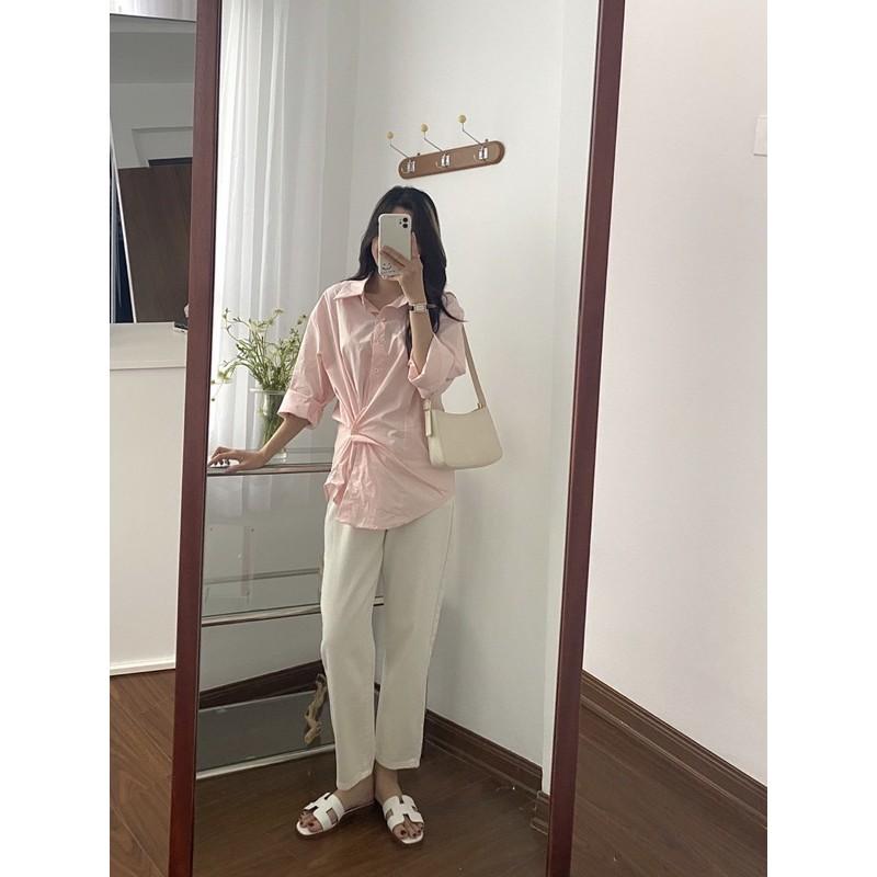 Áo sơ mi hồng