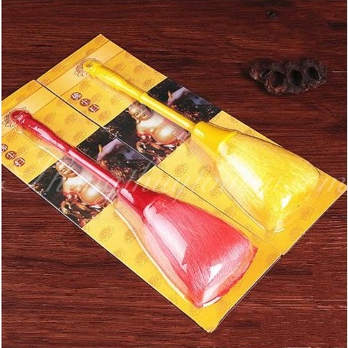 Chổi mini xòe 28cm quét dọn bàn thờ,tượng phật...
