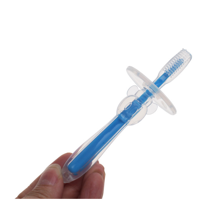 Bàn Chải Tập Đánh Răng Silicon Cho Bé