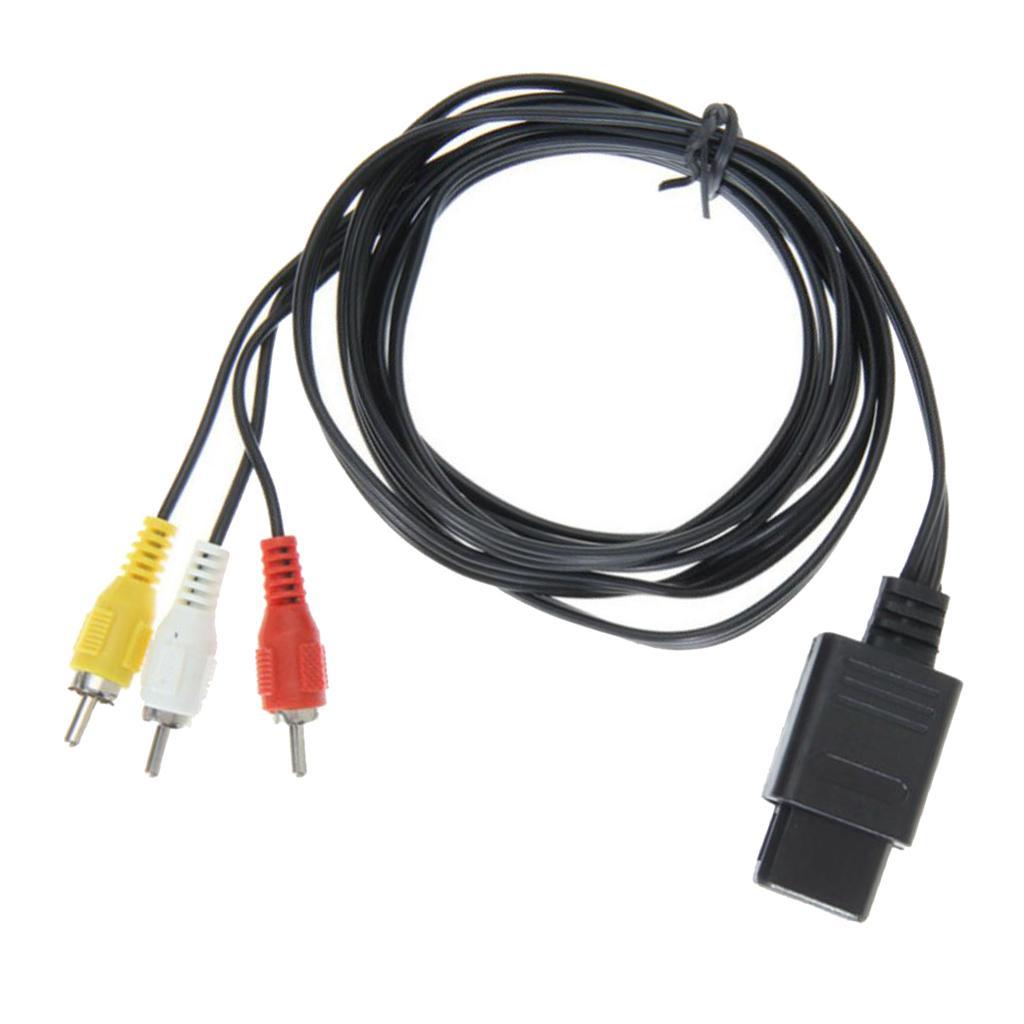 3    AV Composite Video  Converter Cord Cable