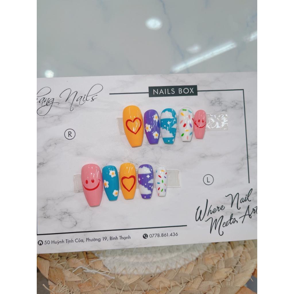 Nail Box thiết kế thủ công ChangNails - Nail họa tiết Summer