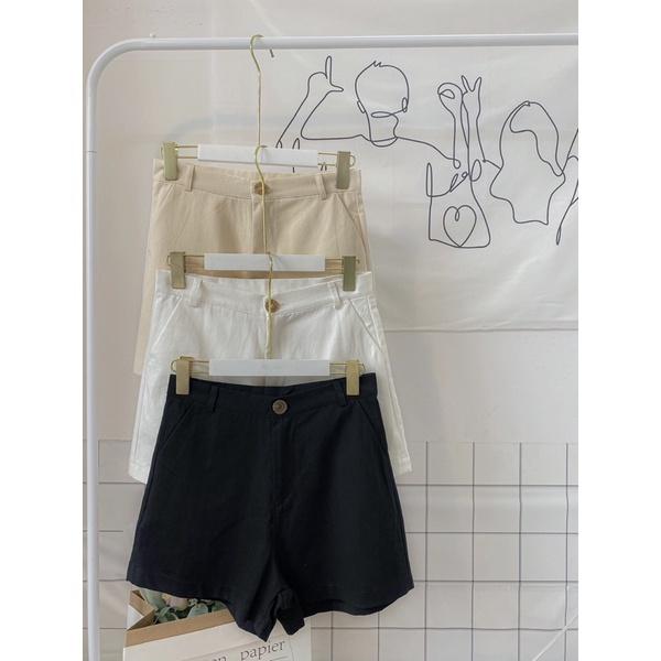 Quần short kaki 1 cúc
