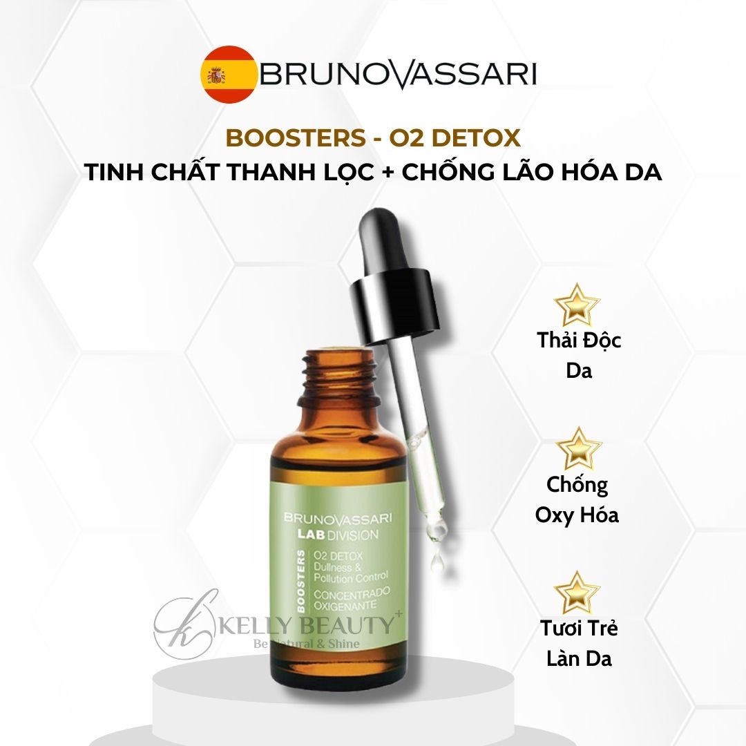 Tinh Chất Thanh Lọc Làn Da Lab Division Boosters O2 Detox - Bruno Vassari | Kelly Beauty