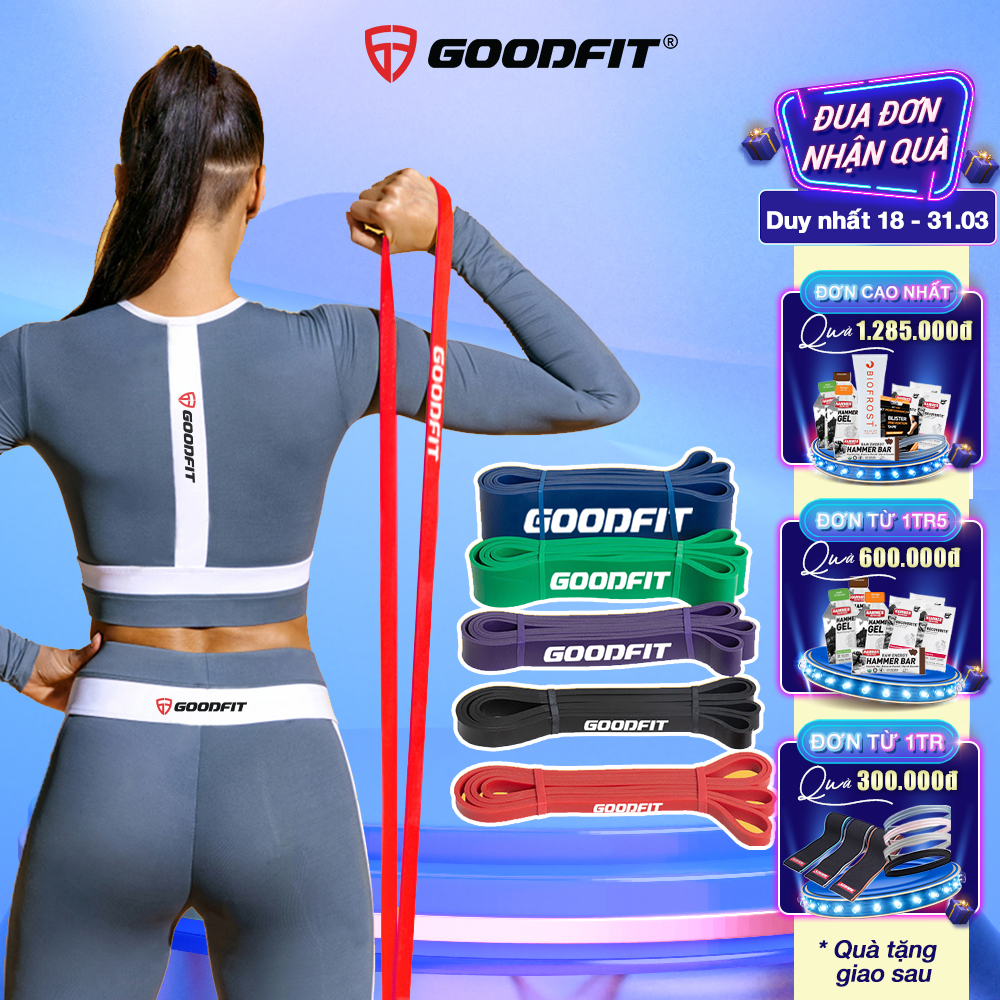 Dây tập gym, tập mông mini band GoodFit GF913MB