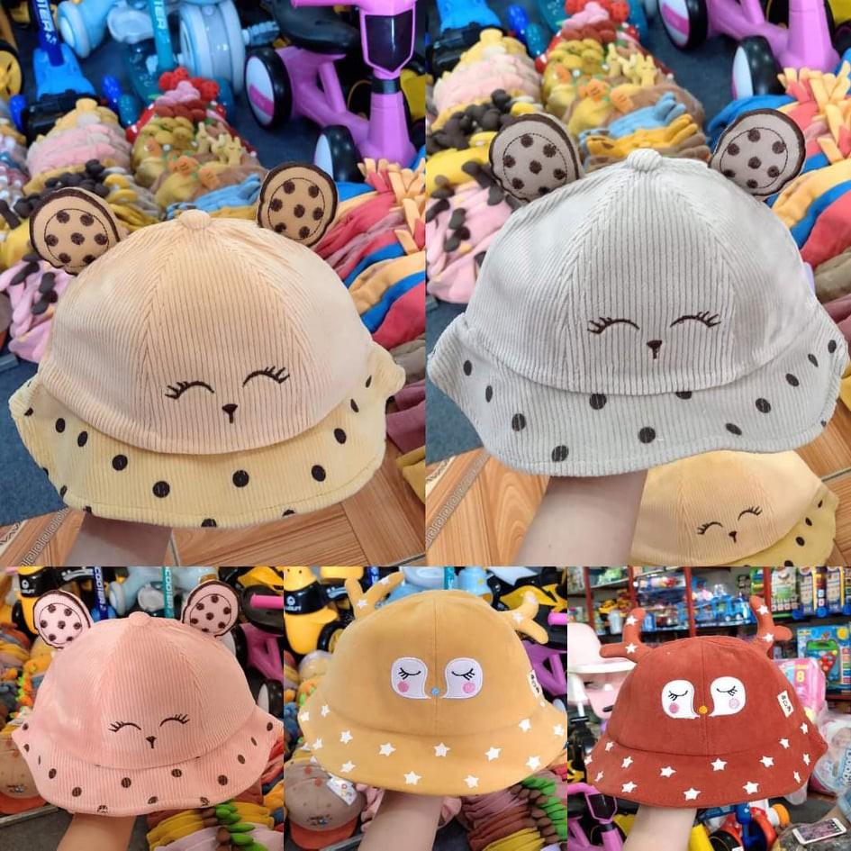 MŨ VÀNH TRÒN NHUNG CHO BÉ YÊU TỪ 1 ĐẾN 3 TUỔI