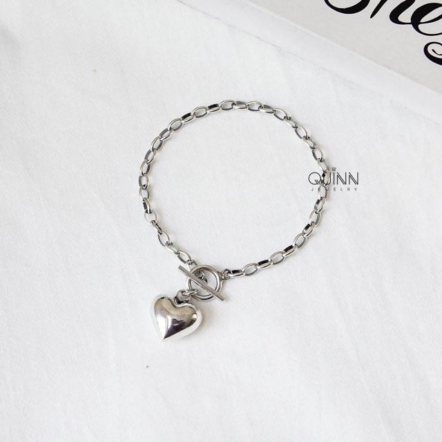 Lắc tay tim phồng - Bubble heart bracelet ️