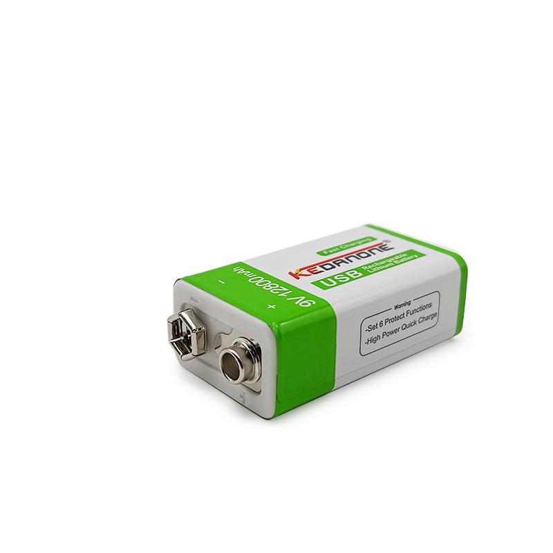 2023 Pin Sạc 9V Mới Cho Micro Đồng Hồ Đo Vạn Năng Đồ Chơi Điều Khiển Từ Xa KTV,Pin Lithium Micro USB 9V 12800MAh Màu Sắc: 15 Chiếc