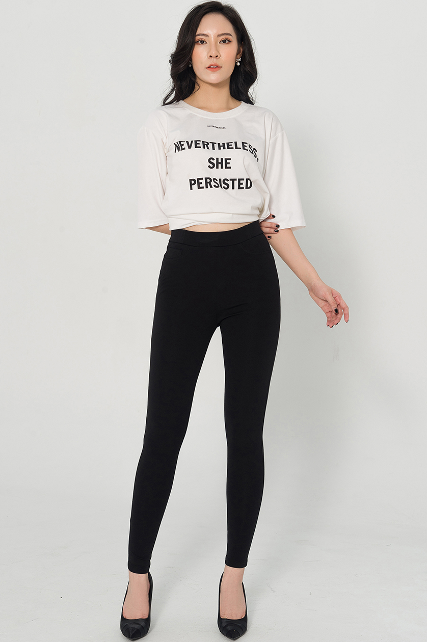 Quần Legging Nữ Cạp Cao Nâng Mông LUPERI LP514 Gen Bụng Co Giãn 4 Chiều, Không Xù Lông, Cắn Chỉ