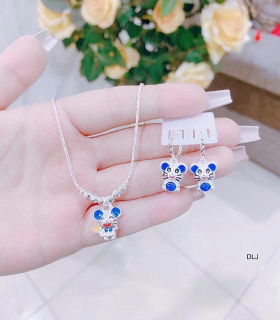 SET BỘ CHUỘT SIÊU XINH CHO BÉ YÊU - TRANG SỨC BẠC